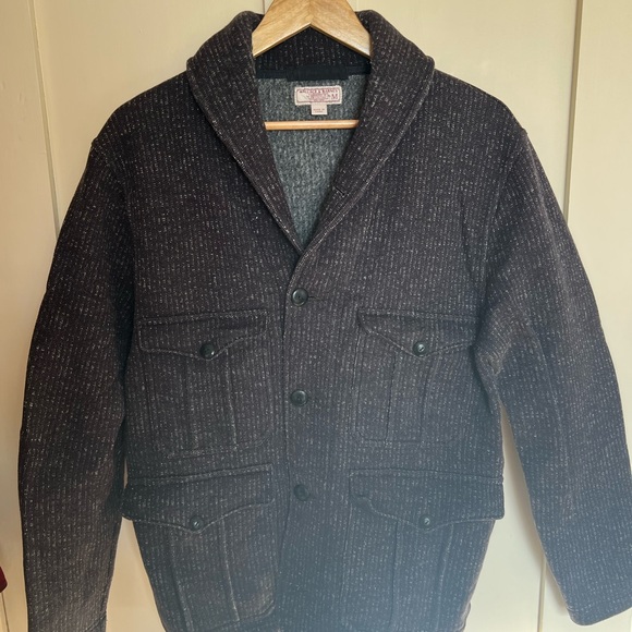 Wallace & Barnes Other - Men's Black striped cardigan